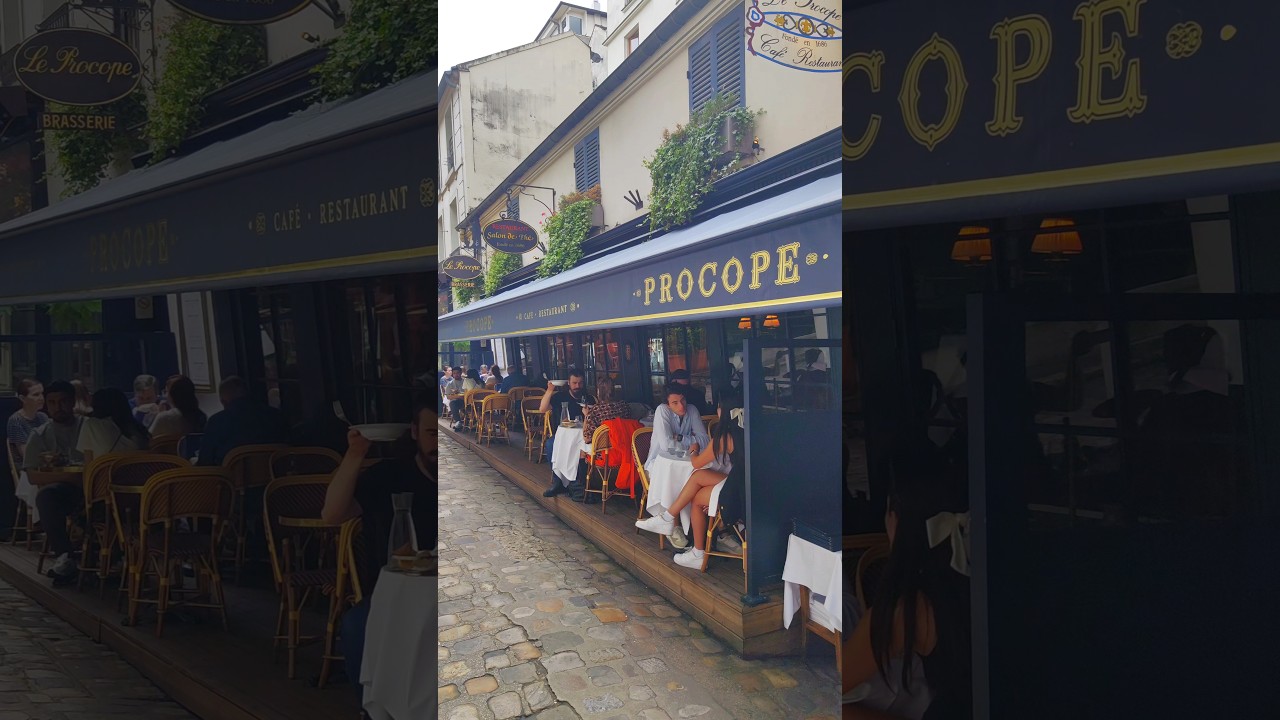 Procope The Oldest Café Restaurant in Paris France 2024