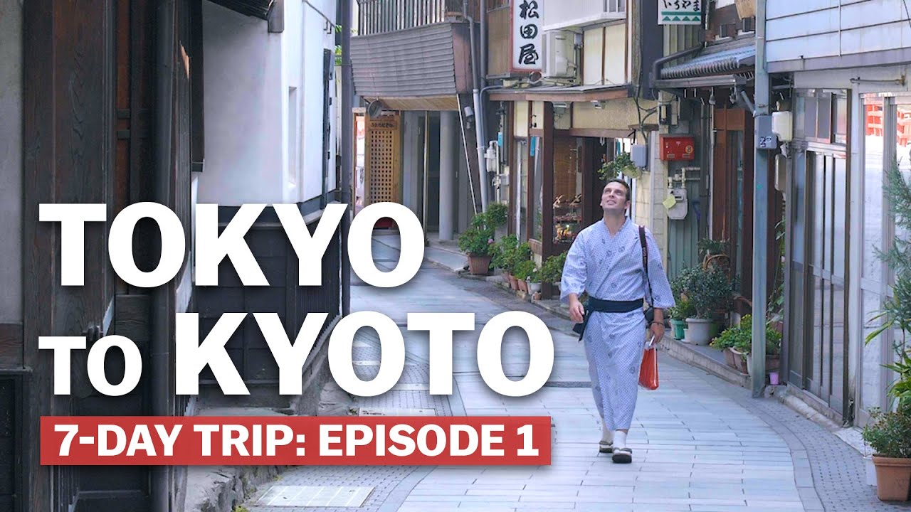 7-Day Trip from Tokyo to Kyoto: Episode 1 | Japan's New Golden Route