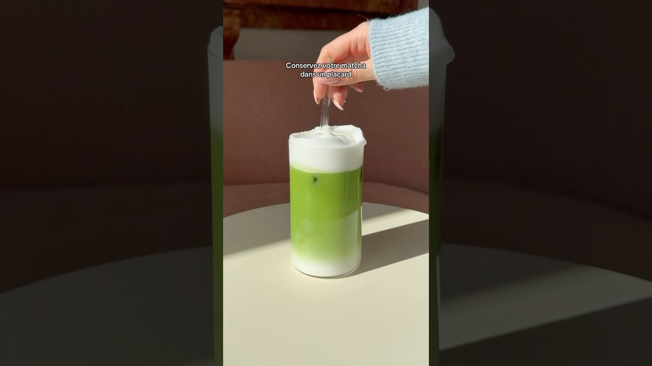 Conservez correctement vos canettes de matcha 🍵🤫