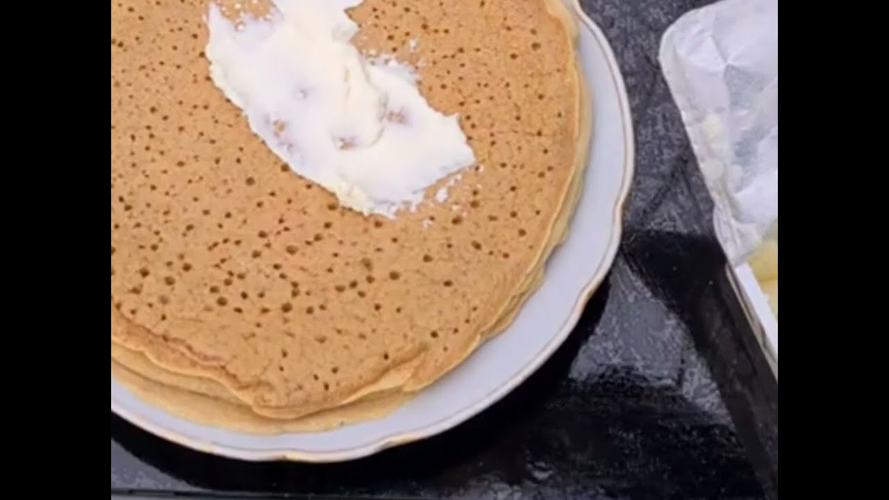 Savoureuse crêpe protéiné au beurre de cacahuète