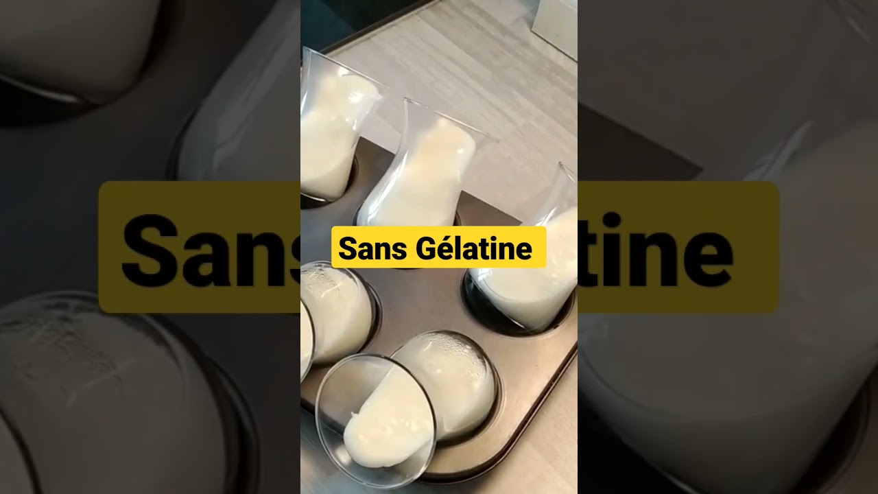 Panna cotta sans gélatine 😉