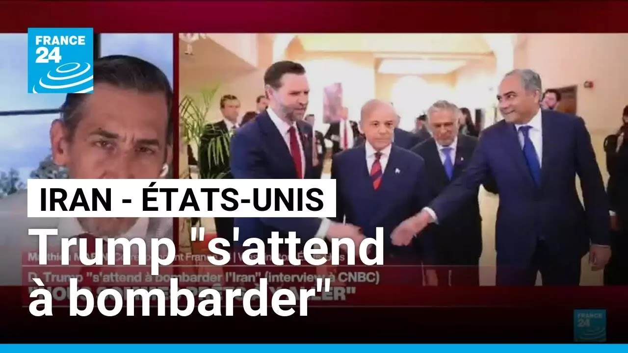 Iran : Trump n’exclut pas une reprise des bombardements • FRANCE 24