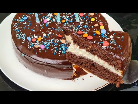 🍫 Recette Délicieuse : Gâteau au Chocolat et à la Crème Vanille