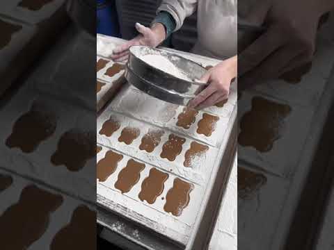 Découvrez la tradition de fabrication des ourson guimauve dans l'amidon !