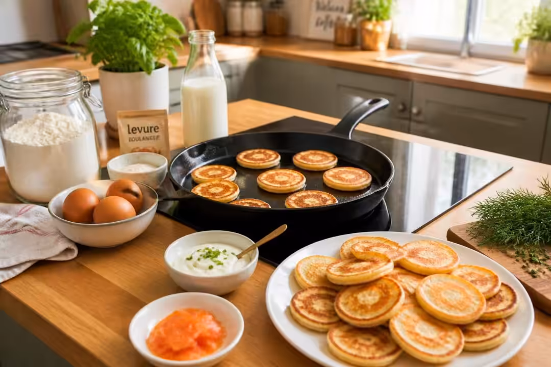 découvrez notre recette rapide et facile pour des blinis maison moelleux et délicieux, parfaits pour toutes les occasions.