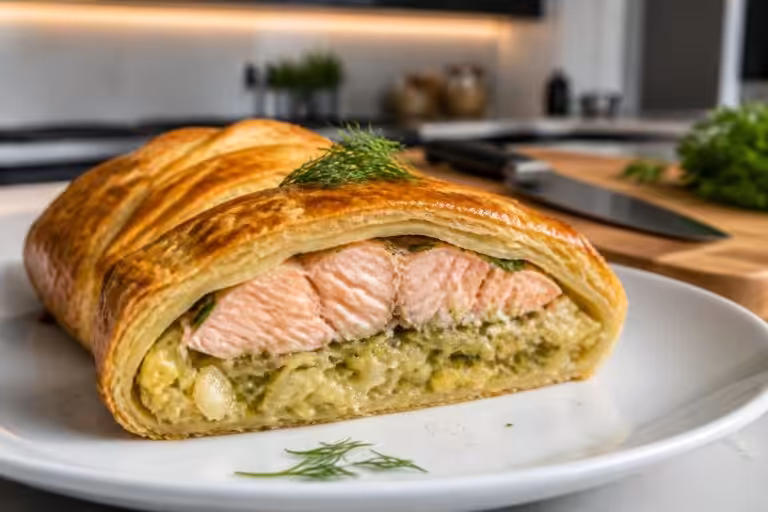 découvrez notre recette gourmande de feuilleté de saumon aux poireaux, idéale pour un repas savoureux et facile à préparer. parfaite pour surprendre vos proches avec un plat élégant et délicieux.