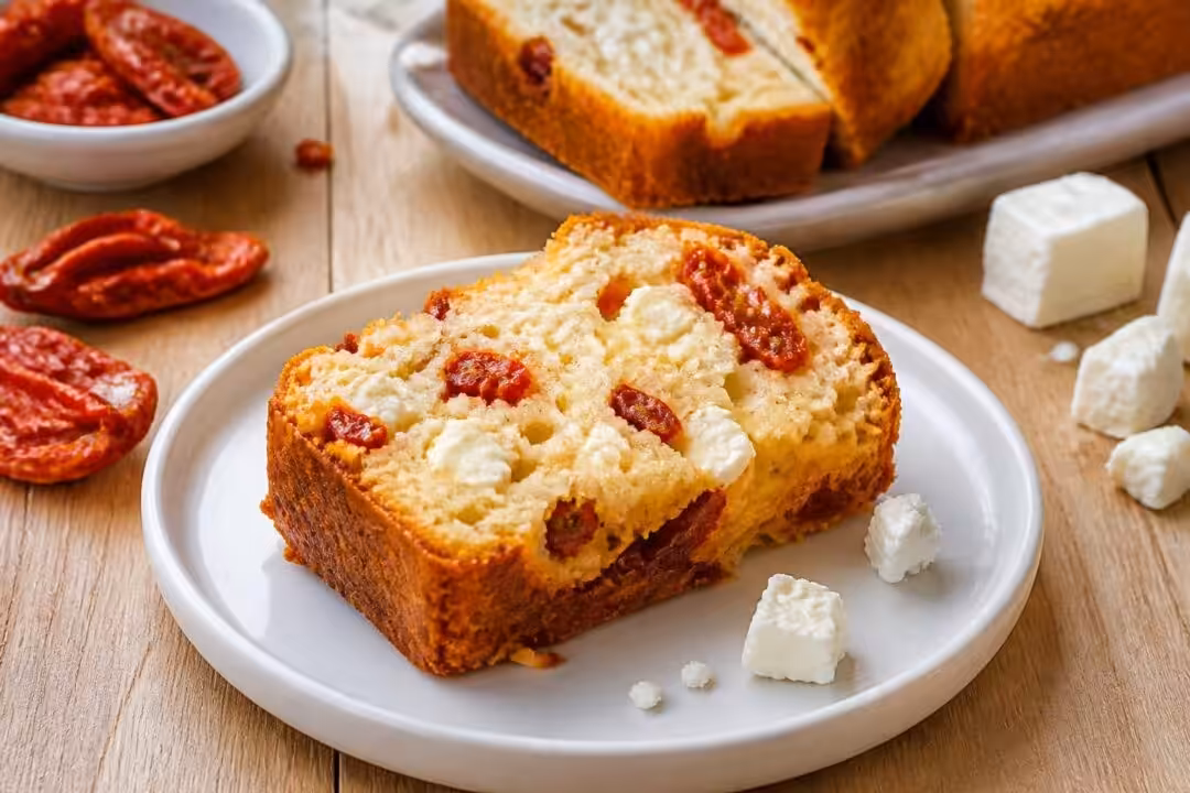 découvrez notre recette de cake tomates séchées et feta, un délice moelleux et parfumé parfait pour vos apéritifs et repas légers.