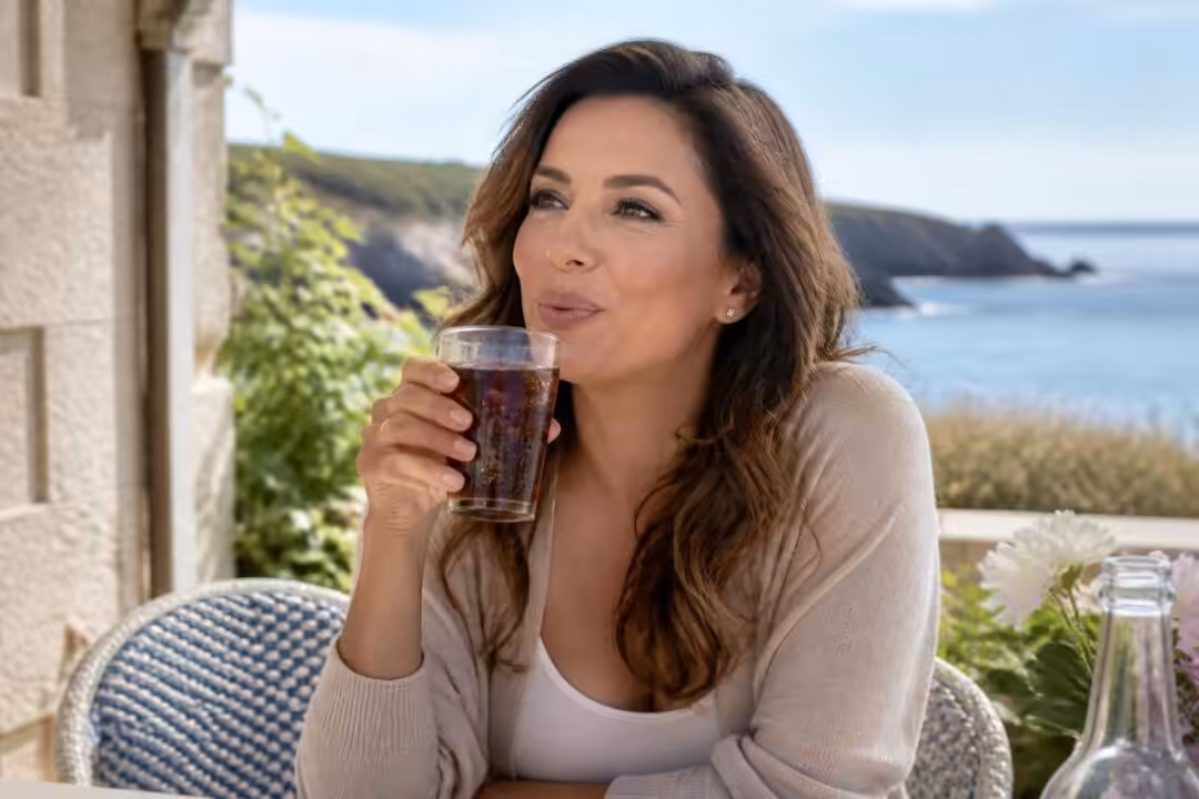découvrez la première dégustation d'eva longoria avec le breizh cola, la boisson bretonne unique, dans une vidéo exclusive pleine de surprises et de plaisir.