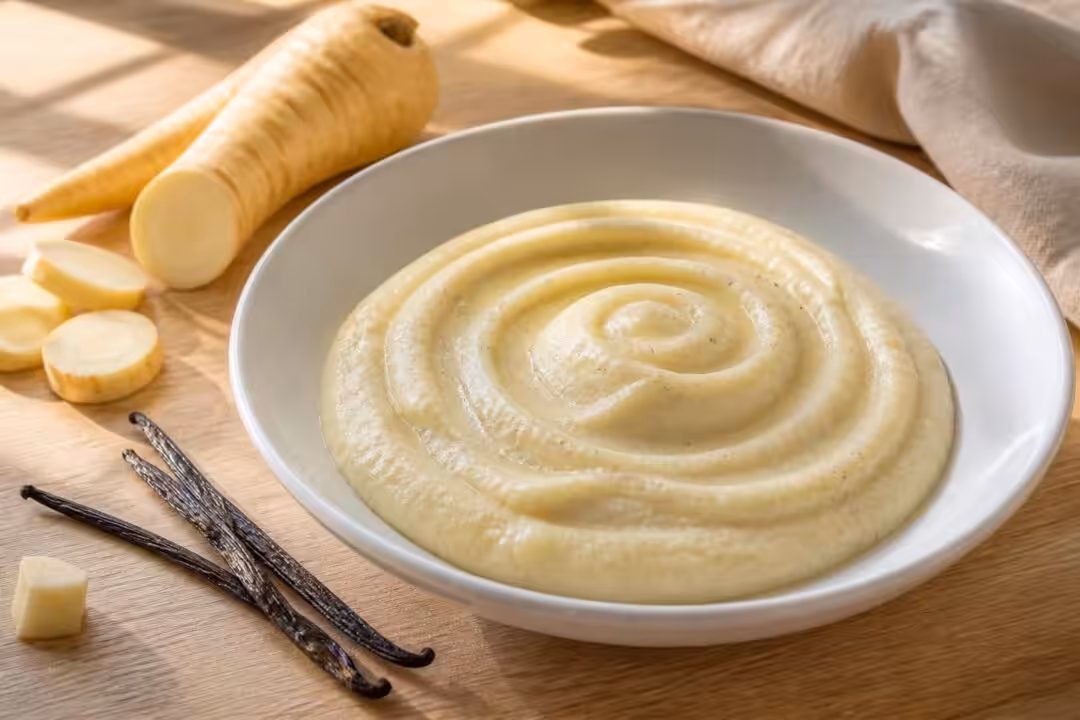 découvrez une recette surprenante de purée de panais à la vanille, une alliance délicate et originale qui éveillera vos papilles.